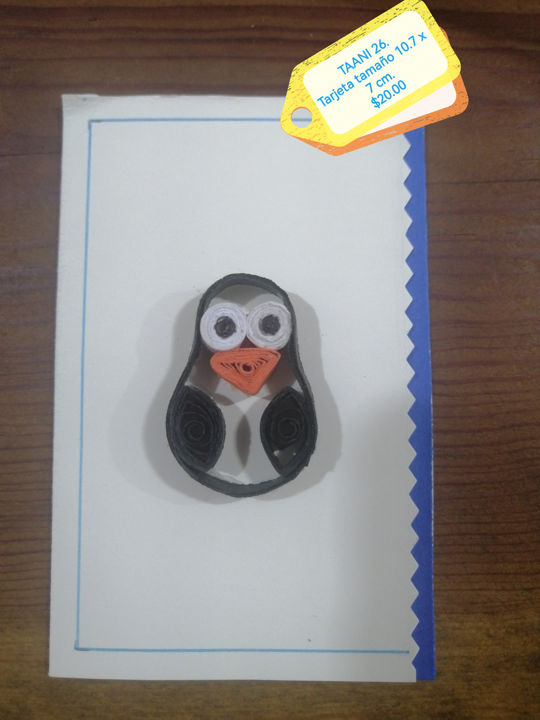 Tarjeta de animalito